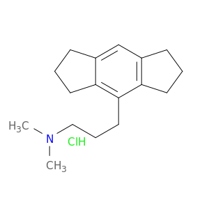 s-Indacene-4-propanamine,1,2,3,5,6,7-hexahydro-N,N-dimethyl-, hydrochloride (1:1)
