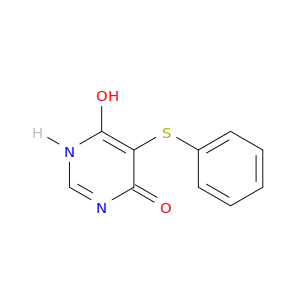 4(1H)-Pyrimidinone, 6-hydroxy-5-(phenylthio)-