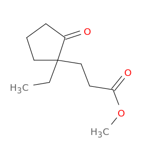 Cyclopentanepropanoic acid, 1-ethyl-2-oxo-, methyl ester