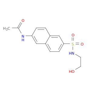 Acetamide, N-[6-[[(2-hydroxyethyl)amino]sulfonyl]-2-naphthalenyl]-