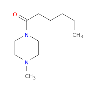 Piperazine, 1-methyl-4-(1-oxohexyl)-