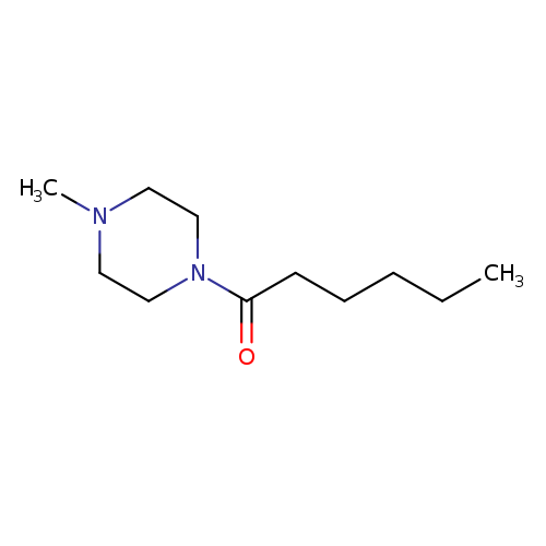 Piperazine, 1-methyl-4-(1-oxohexyl)-