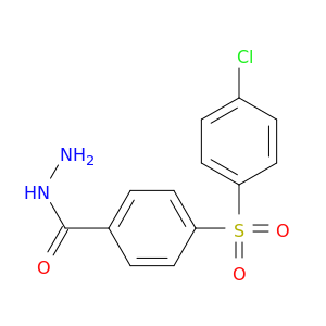 Benzoic acid, 4-[(4-chlorophenyl)sulfonyl]-, hydrazide