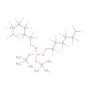di-tert-butyl bis(2,2,3,3,4,4,5,5,6,6,7,7-dodecafluoroheptyl) orthosilicate