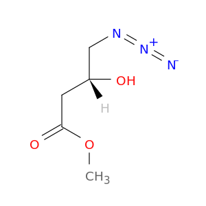 Butanoic acid, 4-azido-3-hydroxy-, methyl ester, (3R)-