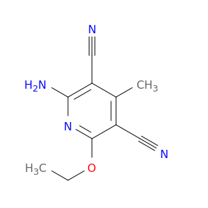 3,5-Pyridinedicarbonitrile, 2-amino-6-ethoxy-4-methyl-