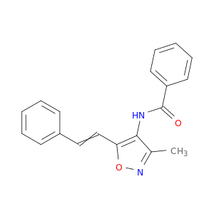 Benzamide, N-[3-methyl-5-(2-phenylethenyl)-4-isoxazolyl]-