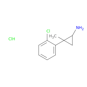 2-(2-chlorophenyl)-2-methylcyclopropan-1-amine hydrochloride
