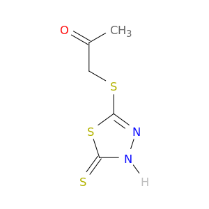 2-Propanone, 1-[(4,5-dihydro-5-thioxo-1,3,4-thiadiazol-2-yl)thio]-