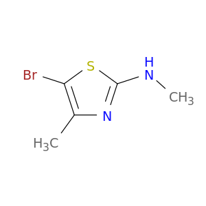 5-溴-N,4-二甲基噻唑-2-胺