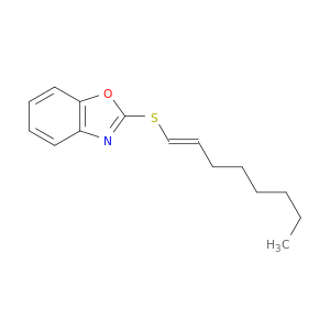 Benzoxazole, 2-[(1E)-1-octenylthio]-