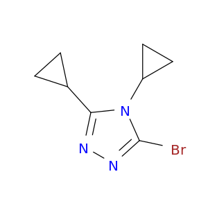 3-Bromo-4,5-dicyclopropyl-4H-1,2,4-triazole