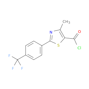 4-甲基-2-(4-三氟甲基)苯-1,3-噻唑-5-羰酰氯