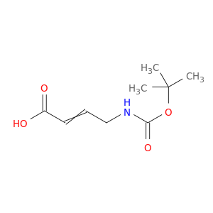 2-Butenoic acid, 4-[[(1,1-dimethylethoxy)carbonyl]amino]-