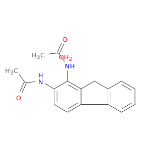 Acetamide, N-[(acetylamino)-9H-fluorenyl]-, monohydrate