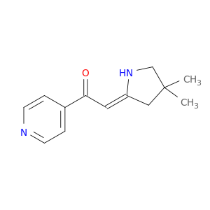 Ethanone, 2-(4,4-dimethyl-2-pyrrolidinylidene)-1-(4-pyridinyl)-, (Z)-