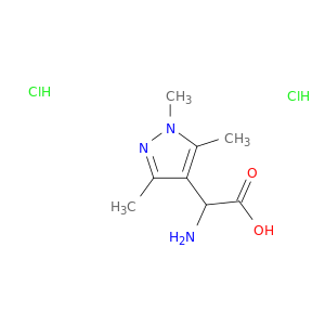 2-Amino-2-(trimethyl-1H-pyrazol-4-yl)acetic Acid Dihydrochloride