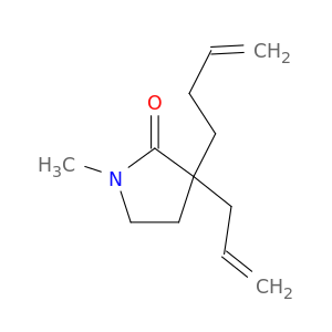 2-Pyrrolidinone, 3-(3-buten-1-yl)-1-methyl-3-(2-propen-1-yl)-