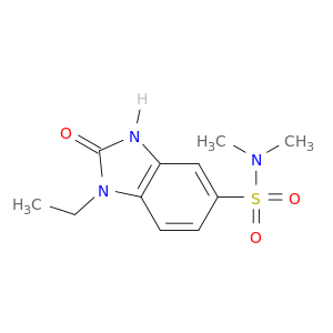 1-Ethyl-N,N-dimethyl-2-oxo-2,3-dihydro-1H-1,3-benzodiazole-5-sulfonamide