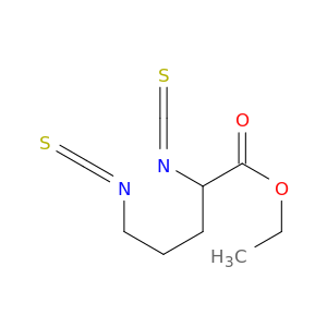 Pentanoic acid, 2,5-diisothiocyanato-, ethyl ester