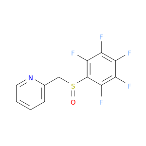 Pyridine, 2-[[(pentafluorophenyl)sulfinyl]methyl]-