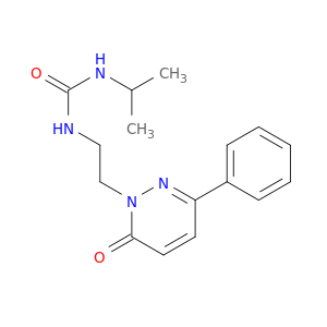 Urea, N-(1-methylethyl)-N'-[2-(6-oxo-3-phenyl-1(6H)-pyridazinyl)ethyl]-