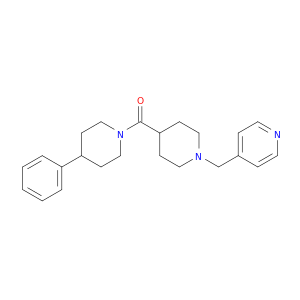 Methanone, (4-phenyl-1-piperidinyl)[1-(4-pyridinylmethyl)-4-piperidinyl]-