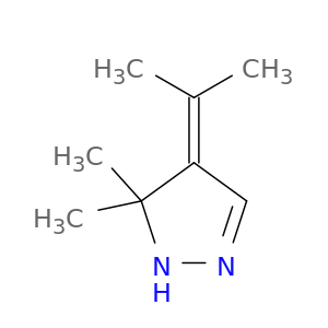 1H-Pyrazole, 4,5-dihydro-5,5-dimethyl-4-(1-methylethylidene)-
