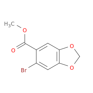 6-溴苯并[d][1,3]二氧杂环戊烯-5-甲酸甲酯