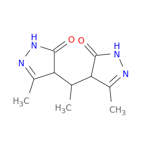 3H-Pyrazol-3-one, 4,4'-ethylidenebis[2,4-dihydro-5-methyl-