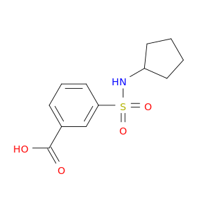 3-(Cyclopentylsulfamoyl)benzoic Acid