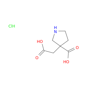 3-(Carboxymethyl)pyrrolidine-3-carboxylic acid hydrochloride