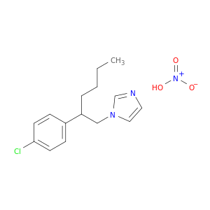 1H-Imidazole, 1-[2-(4-chlorophenyl)hexyl]-, mononitrate