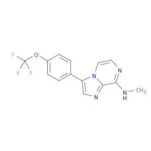 Imidazo[1,2-a]pyrazin-8-amine, N-methyl-3-[4-(trifluoromethoxy)phenyl]-