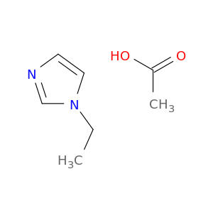 1H-Imidazole, 1-ethyl-, monoacetate