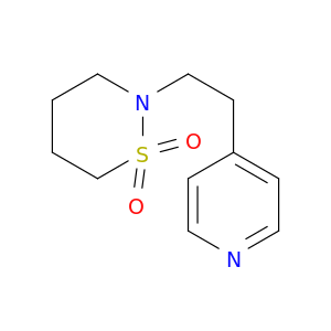 2H-1,2-Thiazine, tetrahydro-2-[2-(4-pyridinyl)ethyl]-, 1,1-dioxide