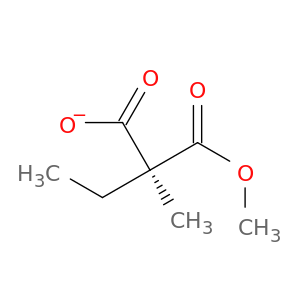 Propanedioic acid, ethylmethyl-, monomethyl ester, (S)-