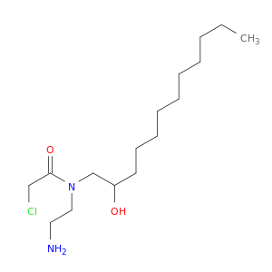Acetamide, N-(2-aminoethyl)-2-chloro-N-(2-hydroxydodecyl)-