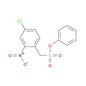 Benzenemethanesulfonic acid, 4-chloro-2-nitro-, phenyl ester