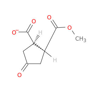 1,2-Cyclopentanedicarboxylic acid, 4-oxo-, monomethyl ester, (1S,2R)-