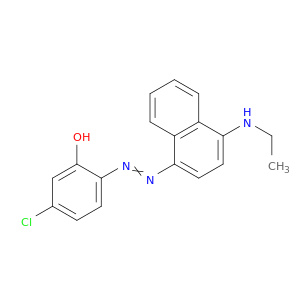 Phenol, 5-chloro-2-[[4-(ethylamino)-1-naphthalenyl]azo]-