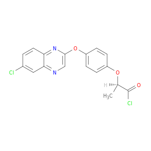 (2R)-2-[4-[(6-氯-2-喹喔啉基)氧基]苯氧丙酰氯