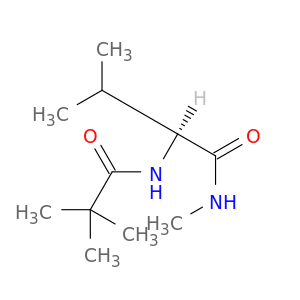 Butanamide, 2-[(2,2-dimethyl-1-oxopropyl)amino]-N,3-dimethyl-, (S)-