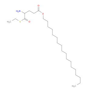 Pentanoic acid, 4-amino-5-(ethylthio)-5-oxo-, octadecyl ester