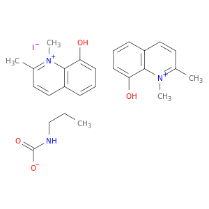 Quinolinium,1,2-dimethyl-8-[[(propylamino)carbonyl]oxy]-, iodide (1:1)