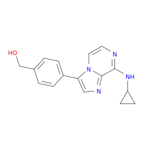 Benzenemethanol, 4-[8-(cyclopropylamino)imidazo[1,2-a]pyrazin-3-yl]-