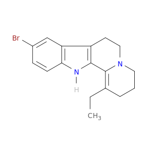 Indolo[2,3-a]quinolizine, 9-bromo-1-ethyl-2,3,4,6,7,12-hexahydro-