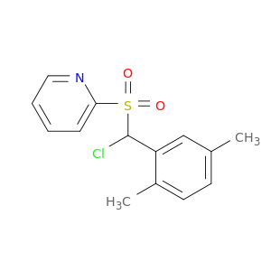 Pyridine, 2-[[chloro(2,5-dimethylphenyl)methyl]sulfonyl]-