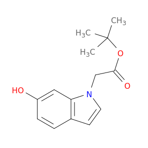 1H-Indole-1-acetic acid, 6-hydroxy-, 1,1-dimethylethyl ester
