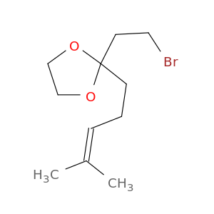 1,3-Dioxolane, 2-(2-bromoethyl)-2-(4-methyl-3-pentenyl)-